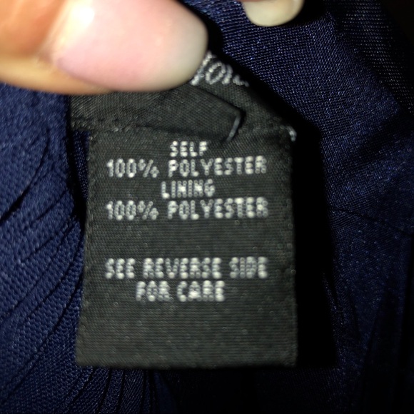 Dave & Johnny- Navy Cocktail Dress- Size 0 (NWT) - Picture 6 of 8